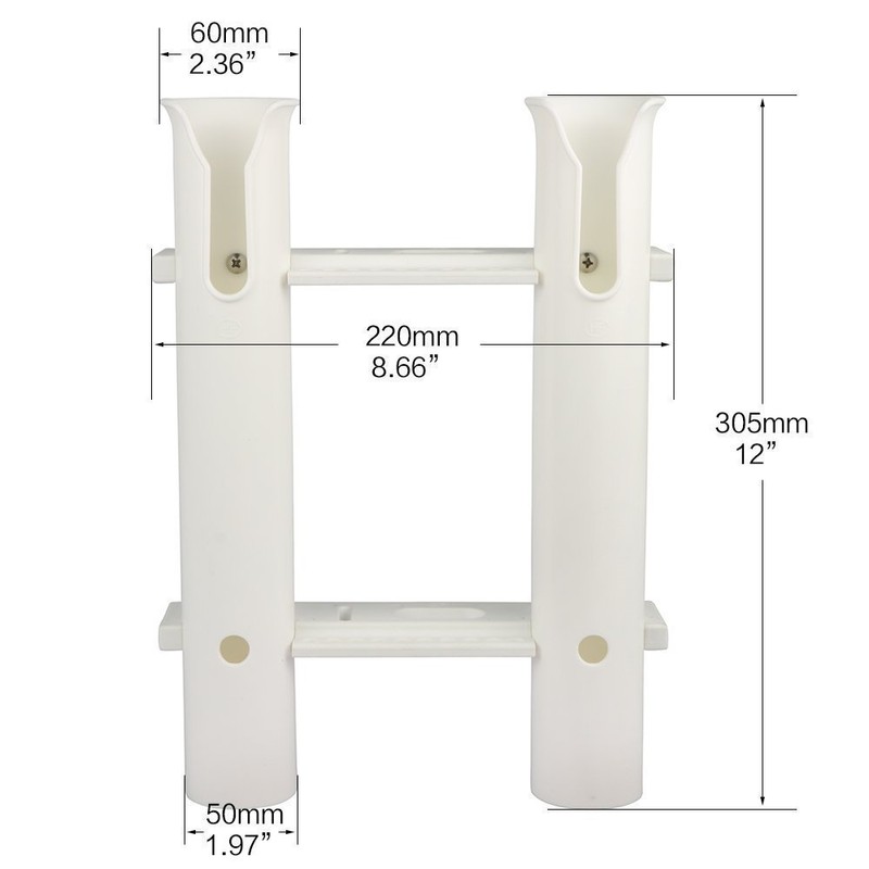 Topind 3 or 2 Pcs Stand Upright Fishing Rod Holder