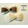 Ribbon Hair Bow Clip Sets (Alligator Clip, Caramel & Vanilla