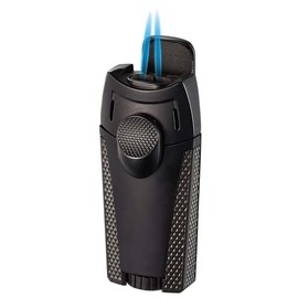 Visol Meru Dual Torch Flame Refillable Gas Lighter (Shipped Without Butane)