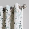 No. 918 Roelyn Mabel Floral Print Grommet Curtain Panel, 48"