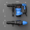AZZUNO 1-1/4" SDS-Plus 15Amp Heavy Duty Rotary Hammer Drill, 4