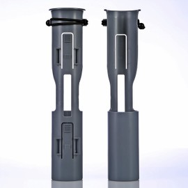 Rod-Runner Fishing Rod Holder | Open for Baitcaster & Offshore Fishing Reels | Gray