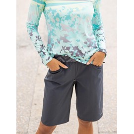 Terry Women's Rover Short - 2 Piece Set - 13 Inch Inseam Short & Removable Universal Padded Liner - Ebony | Speed Link, X Large