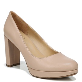 Naturalizer Womens Berlin Pump, Crã¨me Brulee, 8 Wide US Taupe