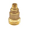 BesNPT Solid Brass Propane Gas Fitting Hose Adapter, QCC1 Type1