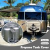 Knextrepoy Mountain Camping RV Propane Tank Cover Double 40lb Weather