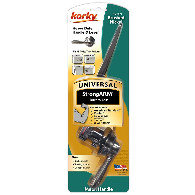 Korky Strong Arm Metal Toilet Handle and Lever - Universal