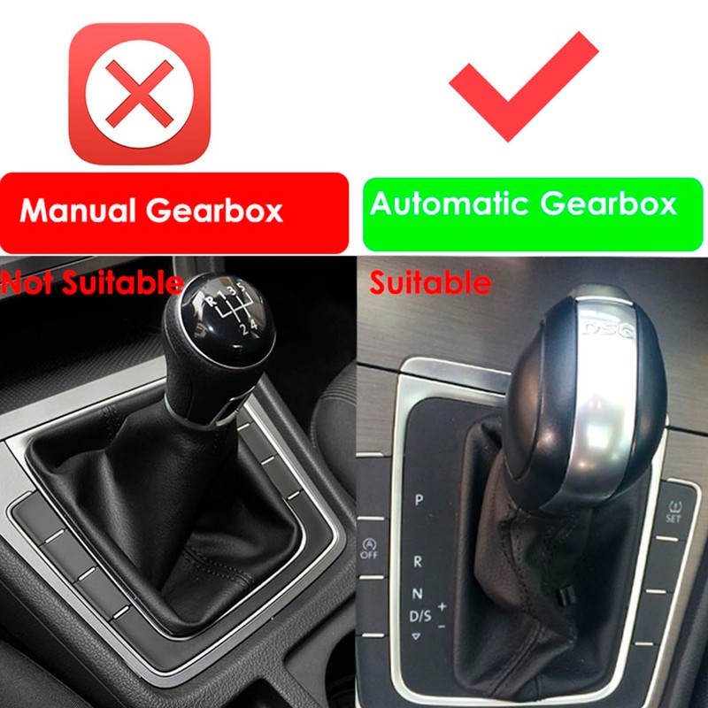 Somivo LHD Automatic Gear Knob Lever Frame Bracket for VW