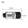 10L0L Universal Golf Cart Horn Switch Button 12 Volt/15 Amp