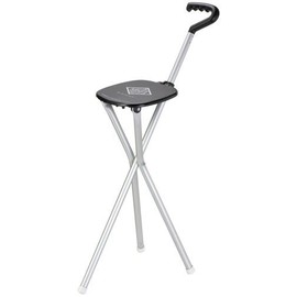 Harvy Sport Seat Cane - Black