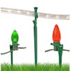Mountain Motifs 8" Above-Ground Christmas Light Stake (25 Pack)