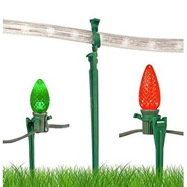 Mountain Motifs 8" Above-Ground Christmas Light Stake (25 Pack)