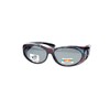 Polarized Sunglasses Fit Over 60 MM Small Oval - Deep