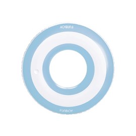FUNBOY Giant Blue Ring 48'' Tube Float, with Integrated Cup Holder, Perfect for a Summer Pool Party, Large