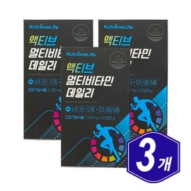 Total care for middle-aged people Nutri-One Active Multivitamin Daily 30 tablets x 3 Zinc Selenium / 중장년 토탈케어 뉴트리원 액티브 멀티비타민 데일리 30정 x 3개 아연 셀렌