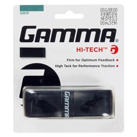 GAMMA Hi-Tech Replacement Tennis Grip, High Traction Feel, Maximum Control, Durable Tennis Racquet Grip, Tacky Surface