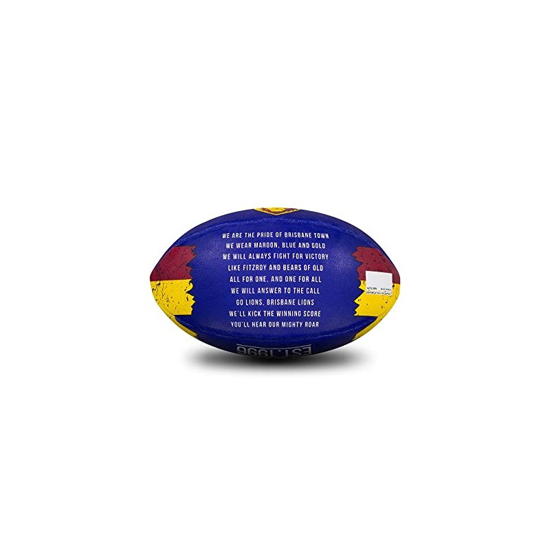 Sherrin AFL Brisbane Lions Song Football, Size 2