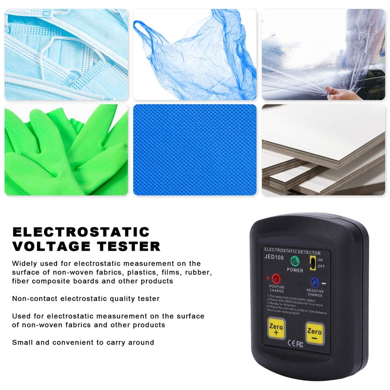 Electrostatic Field Detector, Surface Electric Test Static Electricity Field Meter,