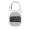 Step Counter Power Saving Mode Clear LCD Display Simple Carabiner