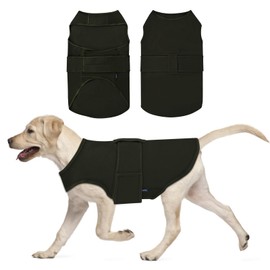 Caslfuca Dog Anxiety Vest Calming Jacket for Small Medium Large Dogs, Dog Shirt Wrap for Indoor Outdoor Fireworks, Thunder, Travel, Separation