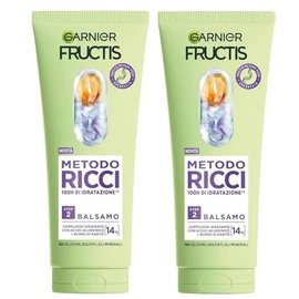 Garnier Fructis Metodo Ricci Balsamo Idratante 100H, Step 2, con Acido Ialuronico 14% e Burro di Karité, Senza Siliconi, 200 ml (2)