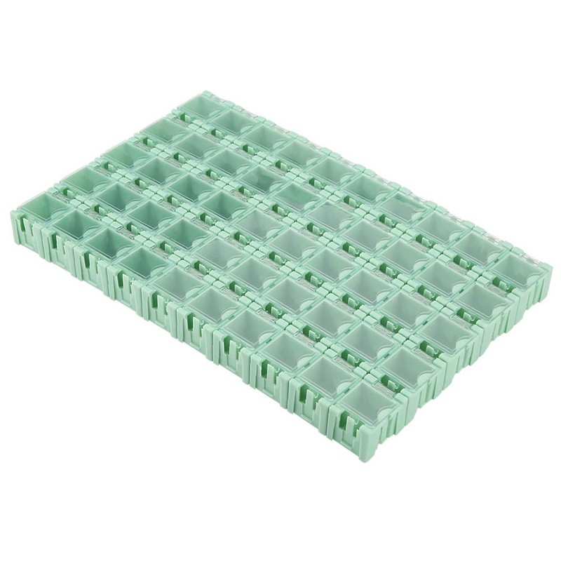 WPKD BLUEIY SMT SMD Container Box, Pack of 50 Plastic