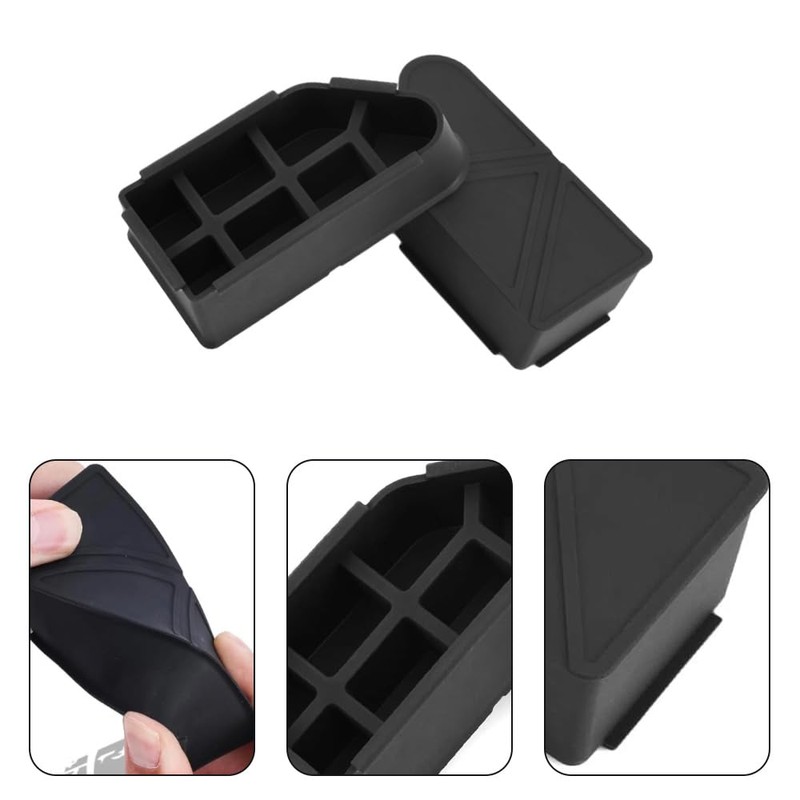 Riloer 2Pcs Left and Right Silica Gel Bed Rail Stake