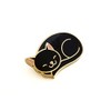 Pinsanity Cute Sleeping Cat Enamel Lapel Pin