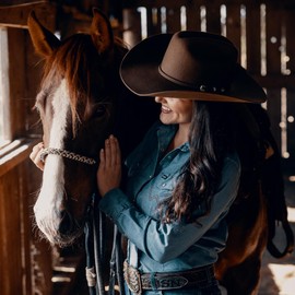 Charlie 1 Horse The Cowgirl Hat (US, Alpha, Large, Cordova)