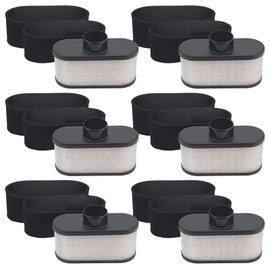 WDKTBM 6 Pack 11013-0752 Air Filter Compatible with Kawasaki FR691V FR651V FR730V FS481V FS541V FS600V FS651V FS691V FS730V 4-Cycle Engine Cleaner Lawn Mower, Replace 11013-7046 11013-7047