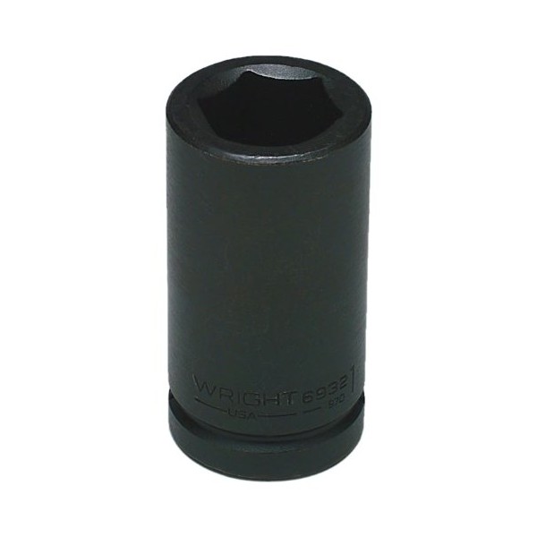 Wright Tool 69102 3/4" Drive 6 Point Deep Impact Socket,