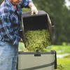 YUDI & GARDEN 46 Gallon Square Collapsible Yard Waste Containers,