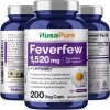 NusaPure Feverfew 1520mg 200 Vegetarian Caps (Non-GMO)
