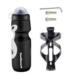 DawlQawwi Bicycle Bottle Holder, Bicycle Water Bottle with Holder, Bicycle Water Bottle