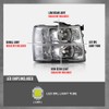 ALLGOOD LED DRL Headlight Assembly Front Headlamp Compatible with 2007-2013