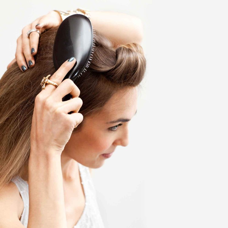 VinBee Large Paddle Brush (Black)