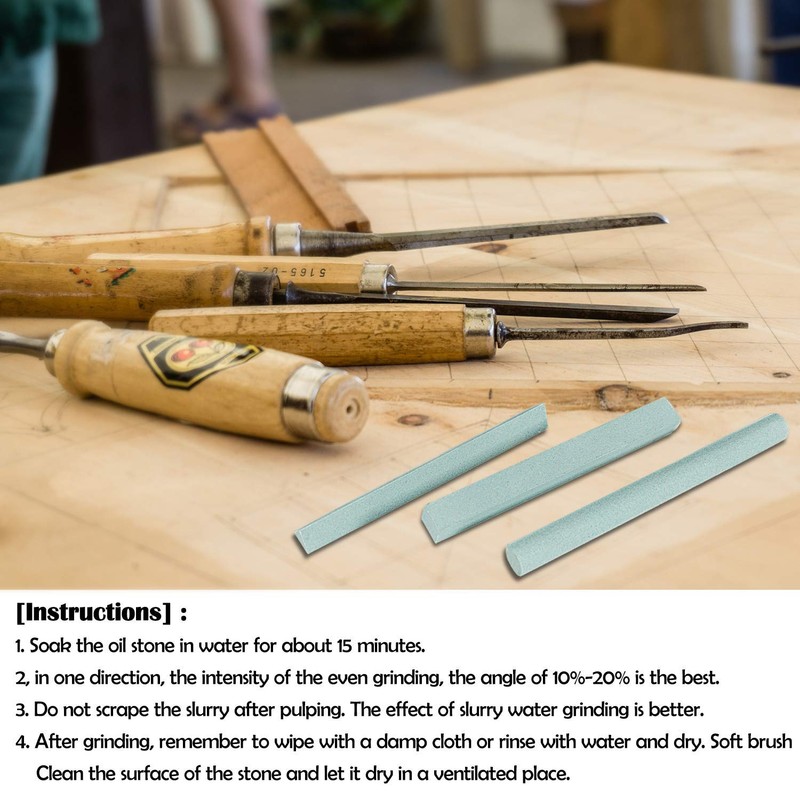 Whetstone Wood Carving Knife kit-Knife Sharpener Whetstone Set/Chisel Sharpening Stone