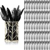 Nuenen 100 Pieces Stainless Steel forks and knives Dinner Flatware