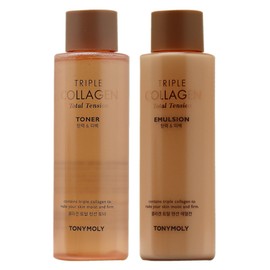 Tony Moly Triple Collagen Total Tension (Toner + Lotion) / 토니모리 트리플 콜라겐 토탈 텐션(토너+로션)