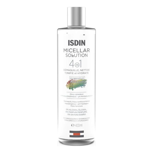 Agua Micelar Isdin Micellar Solution 4 en 1 400ml