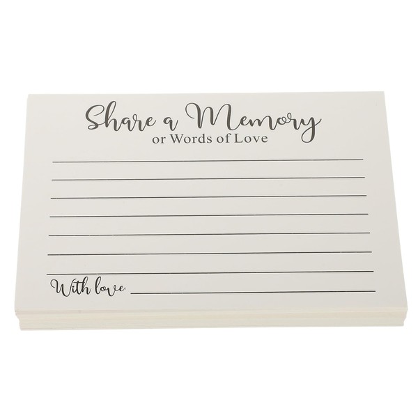 MAGICLULU 50 Sheets of Share a Memory Cards Minimalist Well