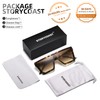 STORYCOAST Square Oversized Sunglasses for Women Men Fashion Flat Top