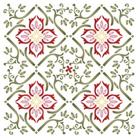 Celtic Tile Stencil, 12 x 12 inch - Traditional Irish Tile Design
