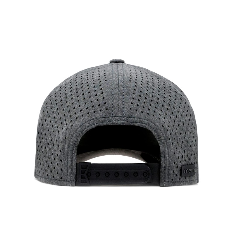 melin A-Game Hydro, Heather Charcoal, Men’s Performance Snapback Hats, Water-Resistant