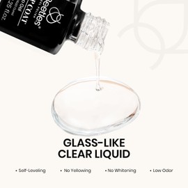 Beetles Gel Top Coat With 6 Pcs Nail Stickers for Nail Art, 5D Rhinestones Sticker Spring Embossed White Flower Design with Nail Tweezer Pegatinas Uñas Nail Gems Decorations for Women