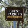 Welcome Guest Parking Signs 14"x 10" Visitor Parking Signs Metal