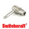 Switchcraft 228 Right Angle Pancake Plug, Nickel - The Original