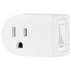 Cordinate Grounded Outlet On/Off Power Switch, 3 Prong, Plug in