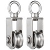Pulley with 2 Ball Bearings, Fitness 304 Stainless Steel Pulley