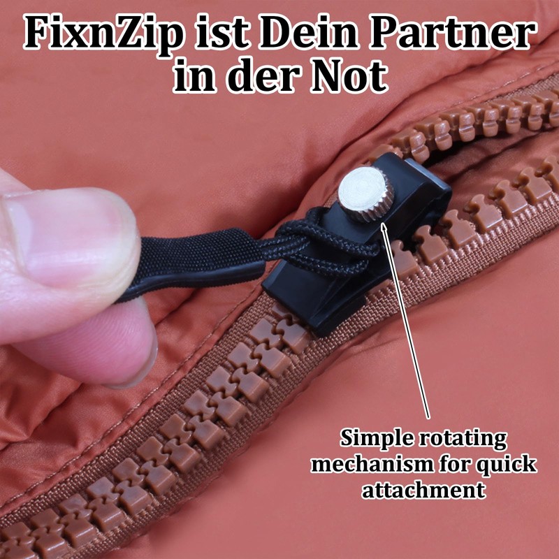18 Pieces Zip Repair Set 3 Sizes Zip Fix Kit